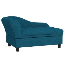 Pet Sofa Dog Sofa for Small Dogs with Storage, Dark Blue (Option: Blue-740x485x165 mm)